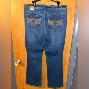 Boot cut western jeans